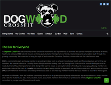 Tablet Screenshot of dogwoodcrossfit.com